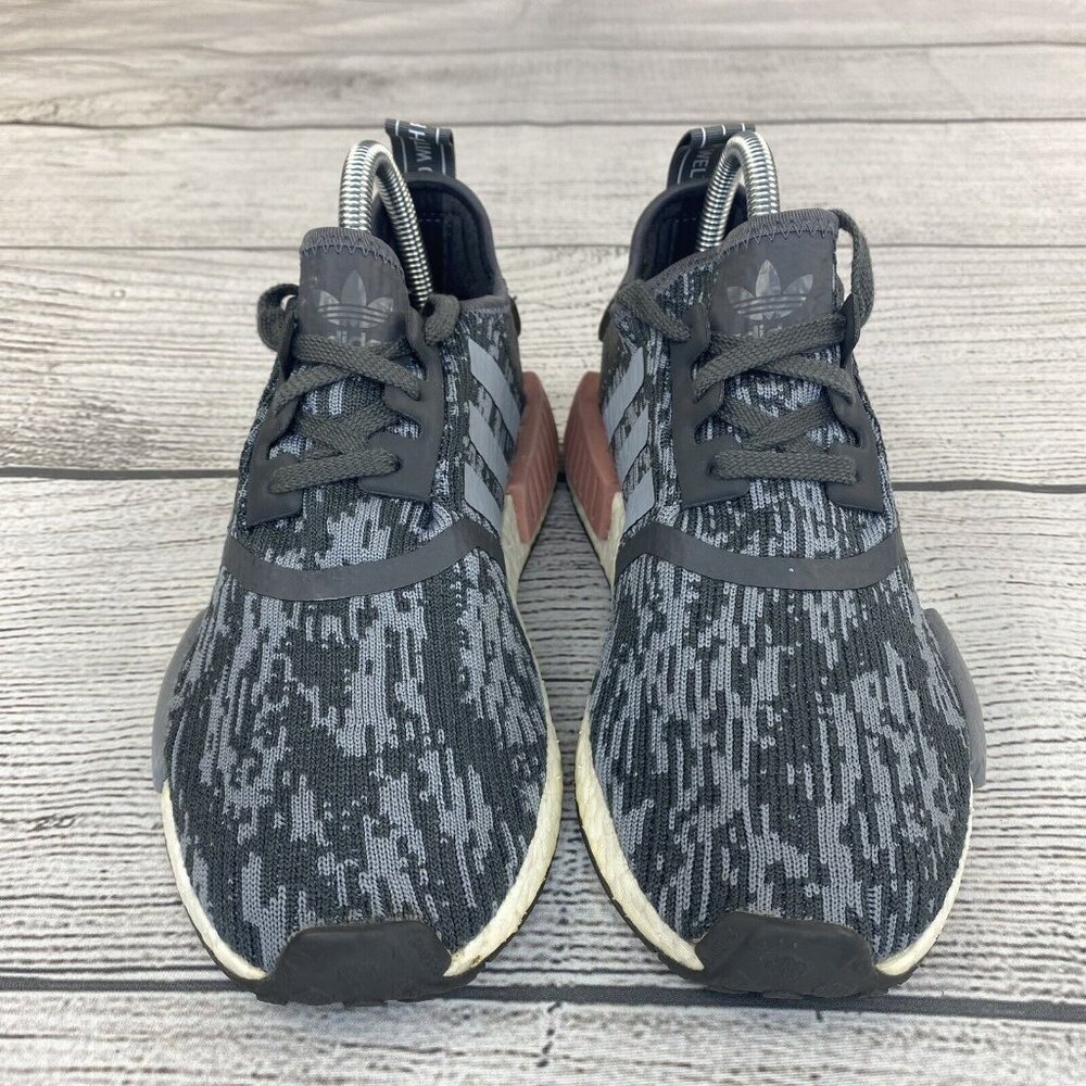 Adidas NMD R1 Running Shoes Women Size 6.5 Gray Low Top Athletic Sneakers BY9647 - Picture 6 of 9